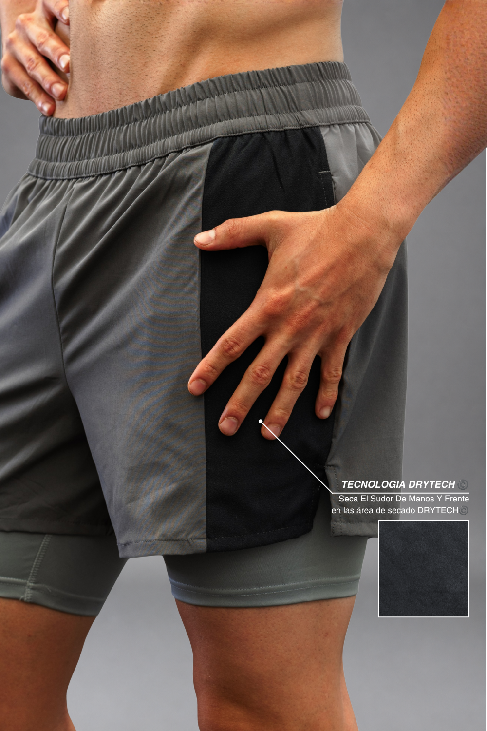 Pantalón Quickdry Advance Zurdo Stone