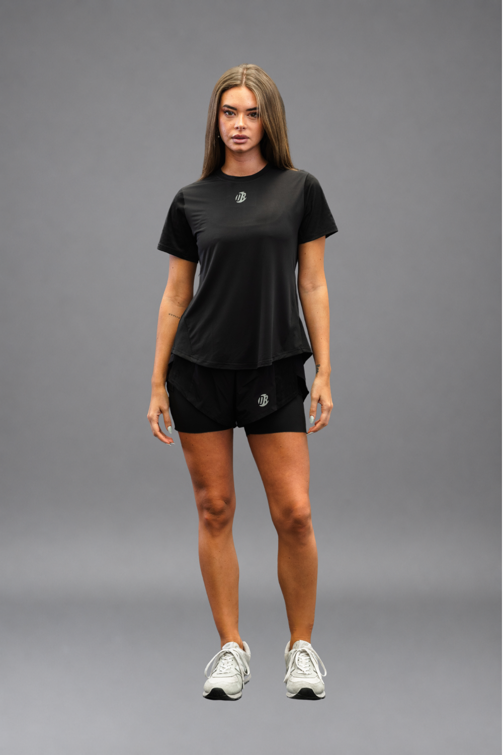 Camiseta Dryplay Clásica Mujer Negro