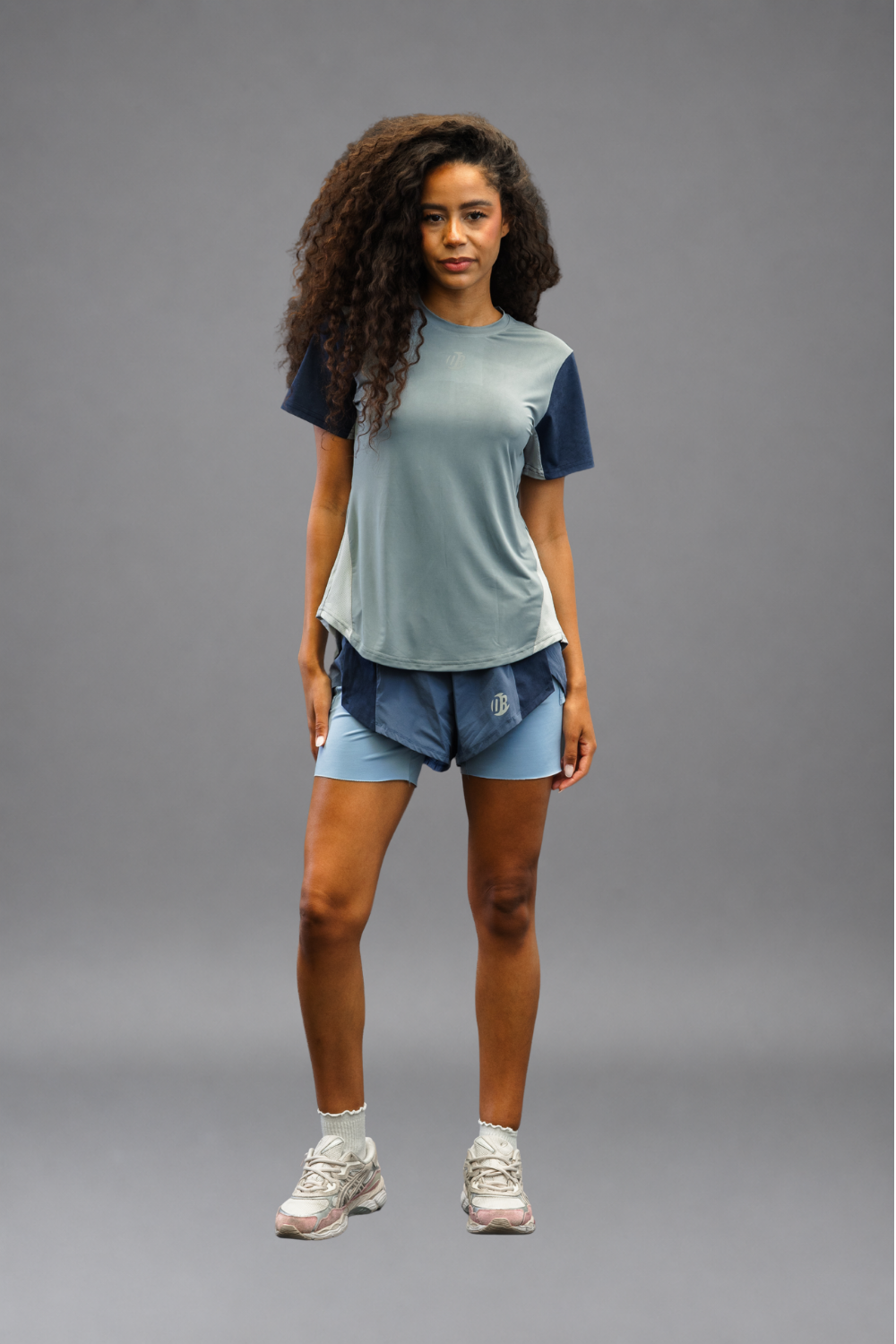 Camiseta Dryplay Clásica Mujer Azul