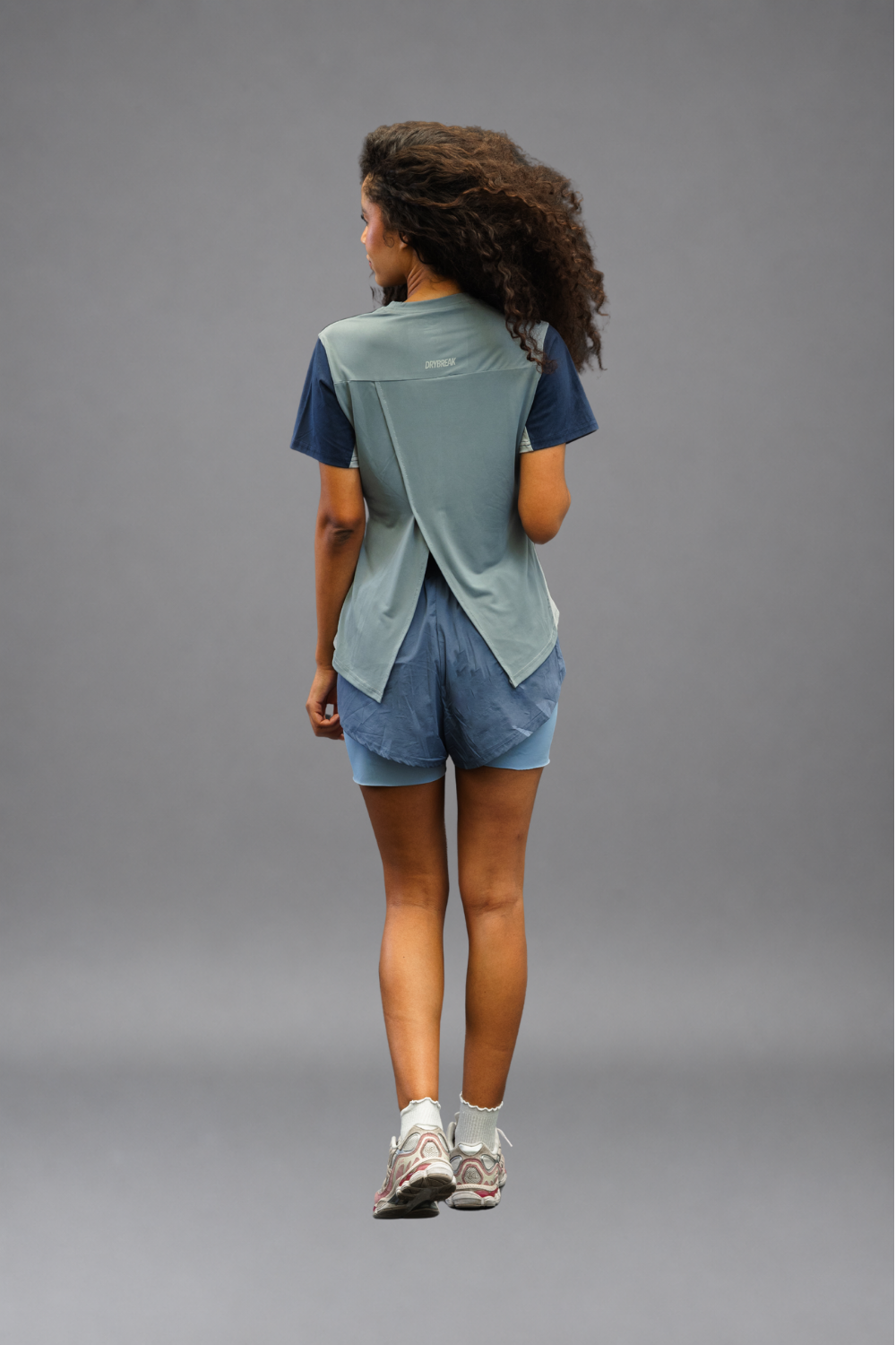 Camiseta Dryplay Clásica Mujer Azul
